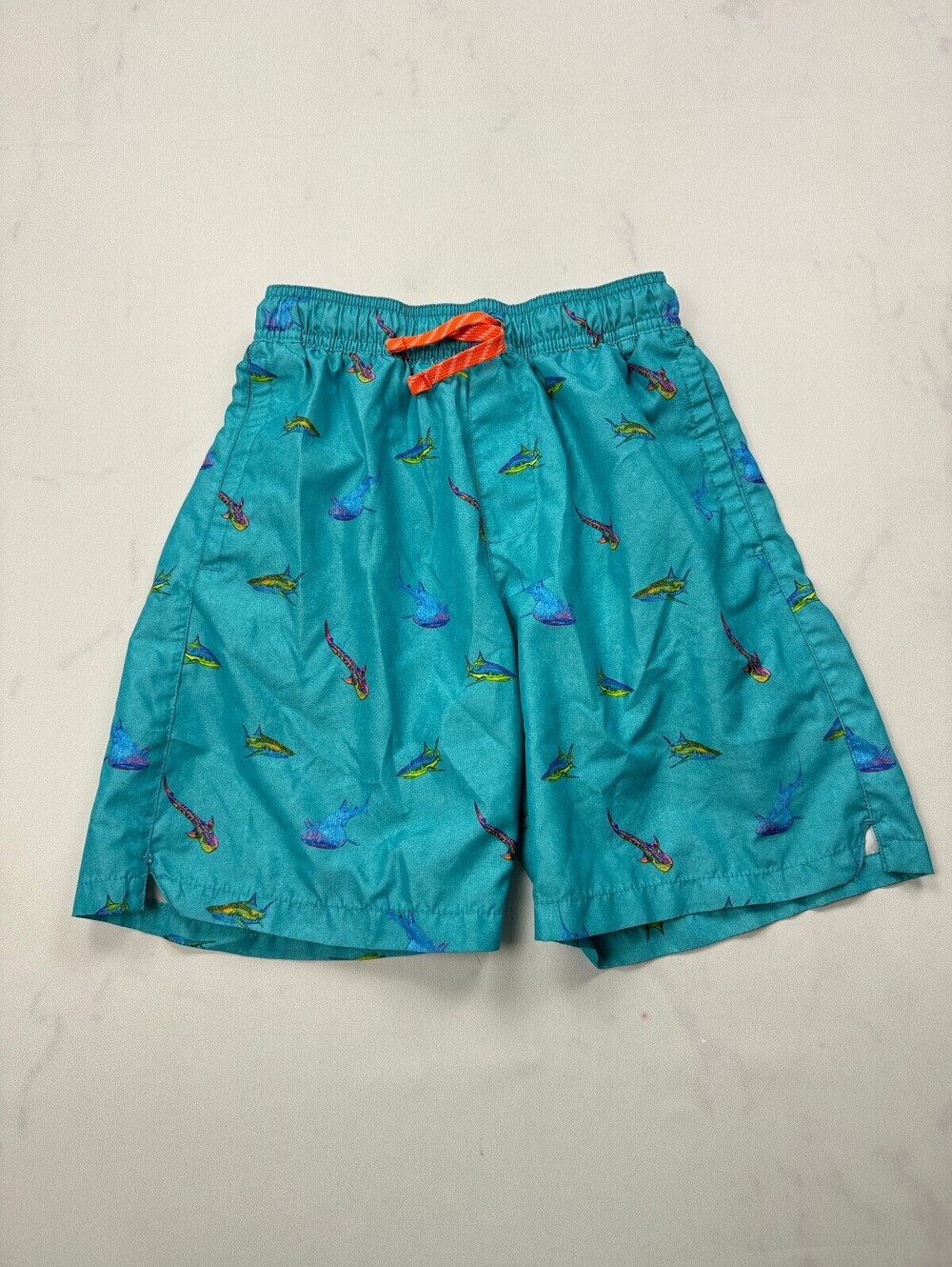 Zeroxposur Printed Shorts Turquoise 90s Statement Piece - Boys L-14/16